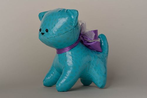 Handmade leather toy unusual designer soft toy beautiful nursery decor - MADEheart.com