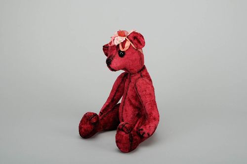 Soft Toy Ger Bear  - MADEheart.com