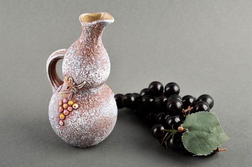 Керамический кувшин ручной работы глиняная посуда для вина керамическая посуда - MADEheart.com
