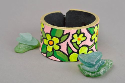 Handmade Lederarmband Damen hochwertiger Modeschmuck originelle Geschenke - MADEheart.com