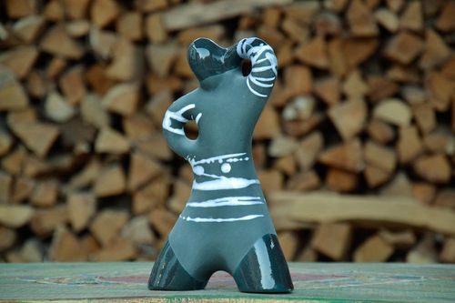 Statuette céramique Réveil musculaire - MADEheart.com