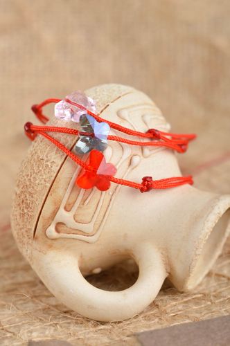 Armband Set handmade Schmuck Frauen Armbänder Mode Schmuck 3 Stück modisch rot - MADEheart.com