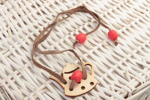 Banda para el cabello artesanal de cuero cinta de pelo regalo para chicas - MADEheart.com