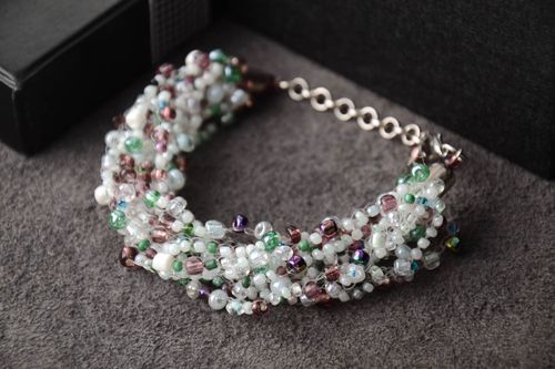 Handmade designer trendy bracelet tender beaded bracelet female jewelry - MADEheart.com