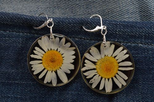 Handmade jewelry dangling earring botanic jewelry fashion earrings for women - MADEheart.com