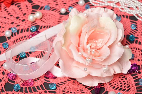Ramillete de flores artesanal accesorio para boda elegante regalo original - MADEheart.com