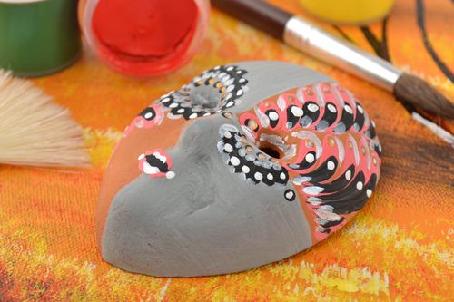 Magnete fatto a mano calamita sul frigorifero maschera di carnevale per frigo - MADEheart.com