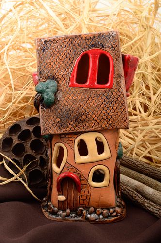 Bougeoir fait main Support bougie céramique Cadeau original maison design - MADEheart.com