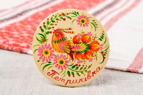 Wooden fridge magnet handmade wood souvenirs for home decorative use only - MADEheart.com