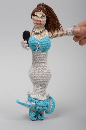 Handmade Designer Puppe Geschenke für Kinder Haus Deko Gehäkelte Puppe originell - MADEheart.com