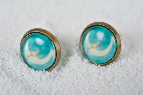 Handmade earrings stud earrings fashion jewelry designer accessories gift ideas - MADEheart.com