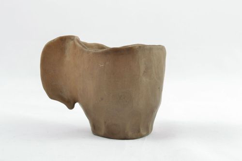Unusual clay cup - MADEheart.com