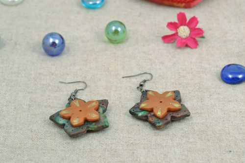 Pendientes de arcilla polimérica artesanales - MADEheart.com