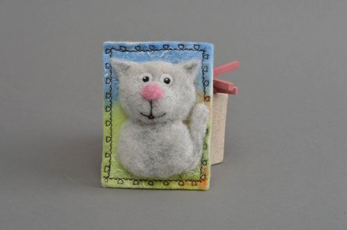 Fridge magnet for children woolen home decor interior ideas kitchen decor - MADEheart.com