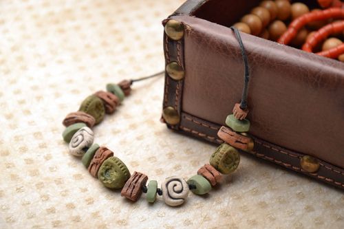 Bracelet en terre cuite fait main - MADEheart.com