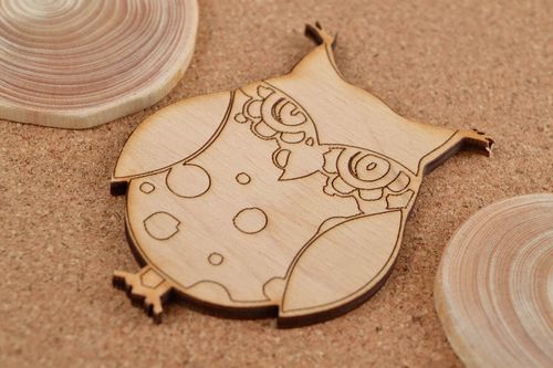 Handmade designer accessory lovely blank for painting stylish unusual present - MADEheart.com