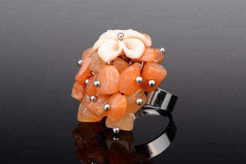 Ring with natural stone - MADEheart.com