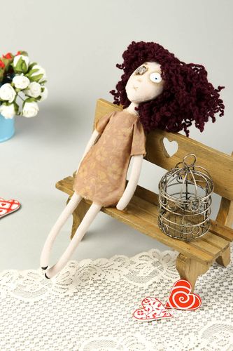 Puppe handgemacht Geschenk für Frau Künstler Puppe Haus Dekoration originell - MADEheart.com