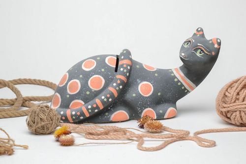 Keramik Spardose Katze - MADEheart.com