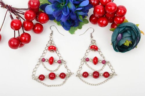 Handmade earrings unusual earrings designer accessory handmade jewelry - MADEheart.com