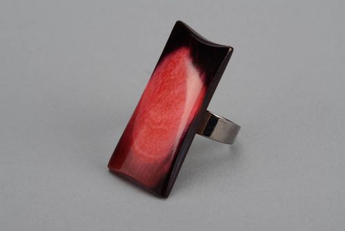 Seal ring made of cow horn - MADEheart.com