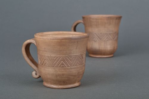 Caneca de argila feita à mão  - MADEheart.com