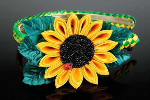 Headband Sunflower - MADEheart.com