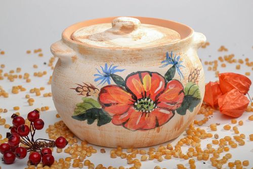 Pot en argile fait main original - MADEheart.com