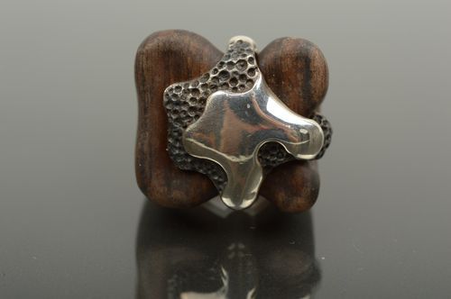 Handmade ring designer jewelry wooden accessory gift ideas fashion ring - MADEheart.com