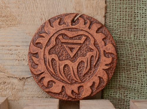 Dekorativer Wandteller aus Keramik Veles - MADEheart.com