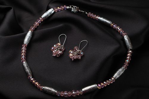 Conjunto de acessórios de cristal  - MADEheart.com