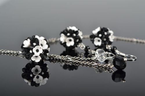 Conjunto de jóias Branco e preto - MADEheart.com