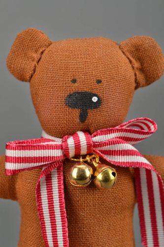 Pendente di stoffa fatto a mano giocattolo orsetto darredo decorazioni di casa - MADEheart.com