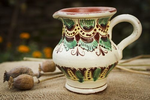 Salsiera di ceramica fatta a mano Brocca da salsa Contenitore per salse - MADEheart.com