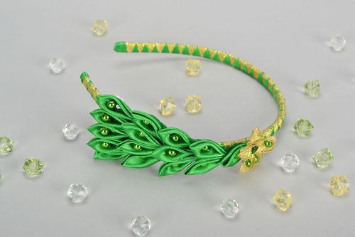 Handmade green headband Christmas Tree - MADEheart.com