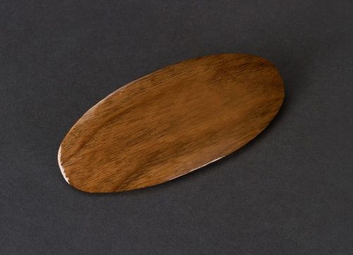 Fermaglio fatto a mano Fermaglio di legno per cappelli Accessori da donna - MADEheart.com