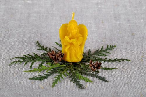 Candle made of natural wax Angel - MADEheart.com
