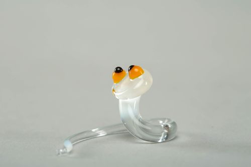 Figurine Schlange aus buntem Glas - MADEheart.com
