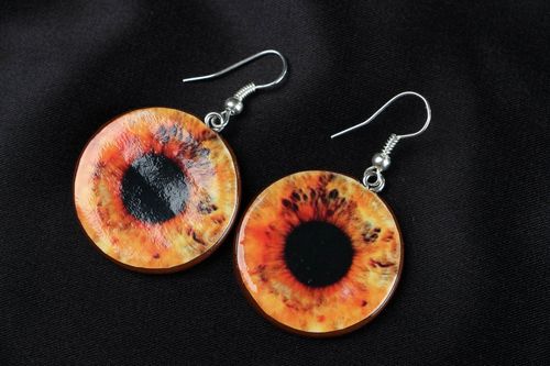 Brincos originais na técnica de decoupage - MADEheart.com