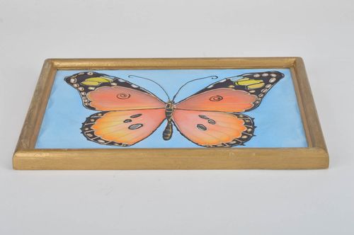 Deko Bild handmade Wandbild Deko Geschenkidee für Frau schön im Holz Rahmen  - MADEheart.com