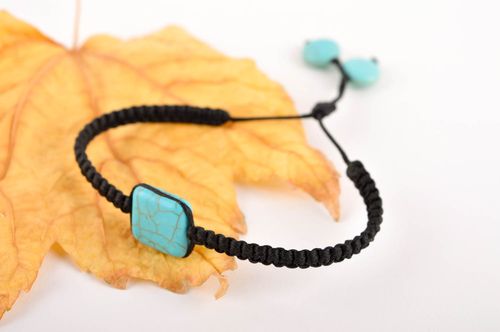 Beautiful handmade macrame bracelet textile bracelet fashion accessories - MADEheart.com