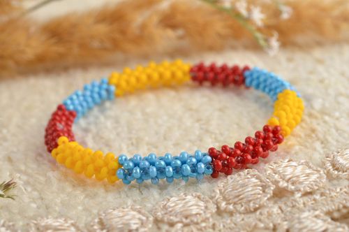 Kids accessories handmade jewelry for kids beaded bracelet wrist bracelet - MADEheart.com
