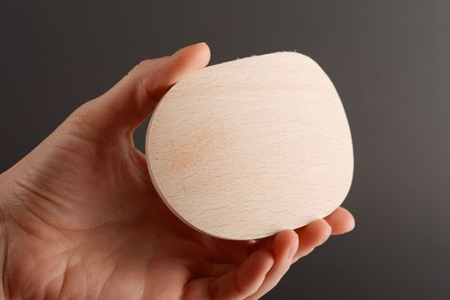 Pieza en blanco con forma de pinza para el pelo de madera - MADEheart.com