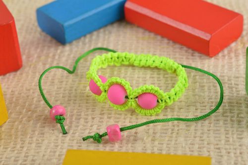 Unusual woven bracelet stylish wrist bracelet handmade accessories gift - MADEheart.com