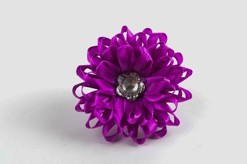 Bright handmade hair tie childrens flower scrunchie hair ornaments for girls - MADEheart.com
