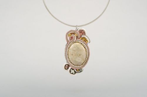 Pendant with Agate Turkish Delight - MADEheart.com