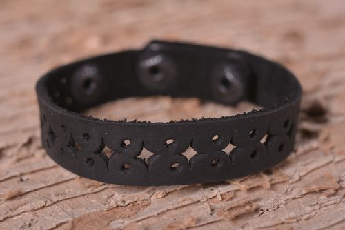 Украшение ручной работы браслет из кожи дизайнерское украшение модный браслет - MADEheart.com
