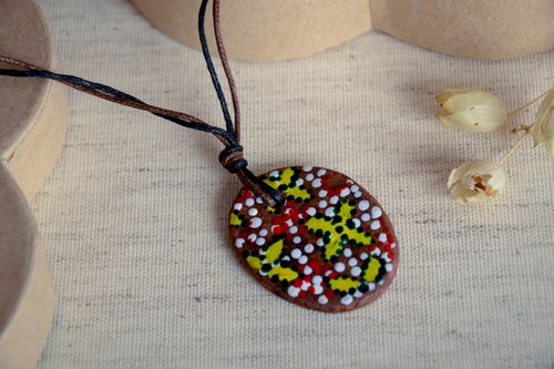 Handmade Schmuck Modeschmuck Anhänger Frauen Accessoire Keramik Anhänger  - MADEheart.com