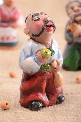 Figura artesanal de arcilla decoración de casas regalo personalizado original - MADEheart.com