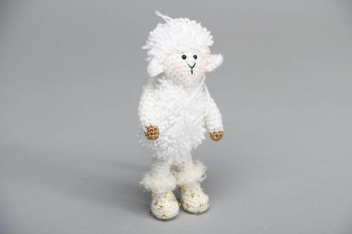 Peluche artesanal Oveja blanca - MADEheart.com